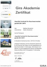 Geprüfte Fachkraft für Rauchwarnmelder gemäß DIN 14676